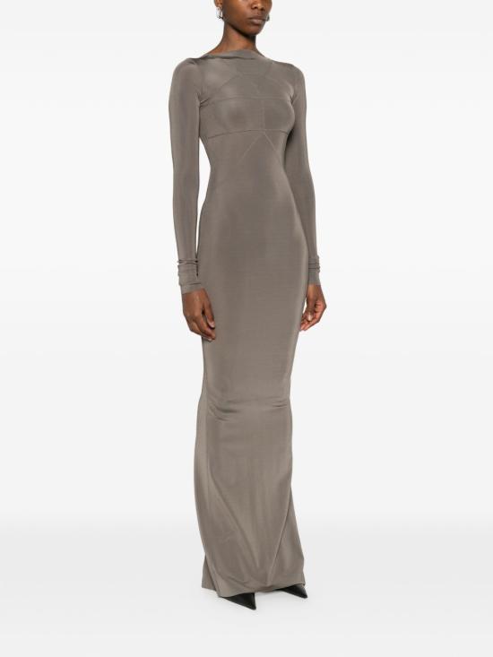 26SS 릭 오웬스 롱 원피스 RO01F6589 JSV34 Grey - RICK OWENS