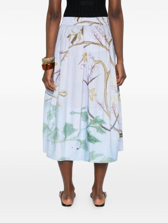 26SS TALKING WALLS 미디 스커트 TW2240 ISOLABLU Clear Blue - OTHER BRANDS