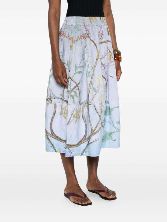 26SS TALKING WALLS 미디 스커트 TW2240 ISOLABLU Clear Blue - OTHER BRANDS