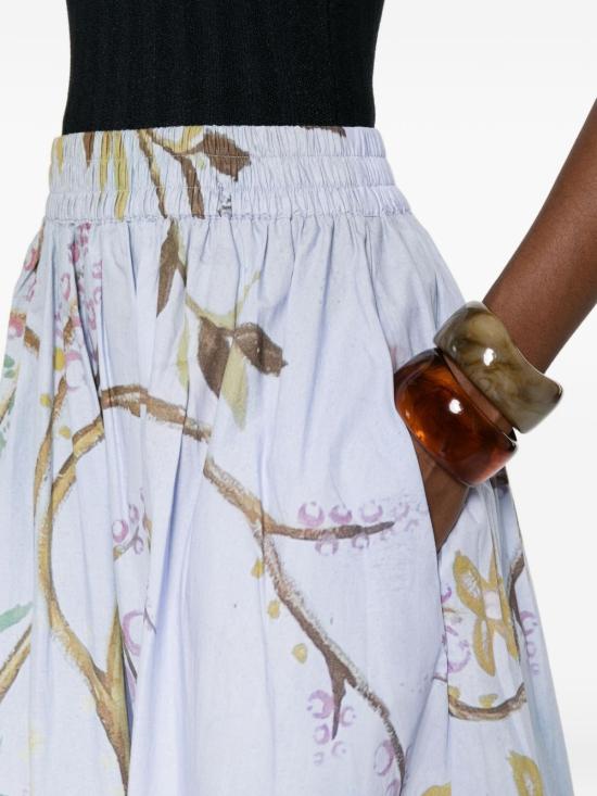 26SS TALKING WALLS 미디 스커트 TW2240 ISOLABLU Clear Blue - OTHER BRANDS