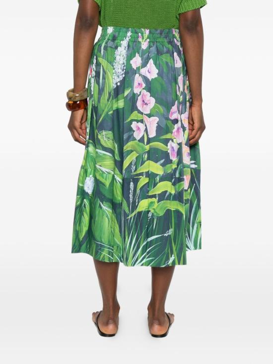 26SS TALKING WALLS 미디 스커트 TW2243 LIANE Green - OTHER BRANDS