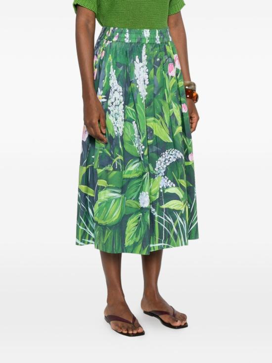 26SS TALKING WALLS 미디 스커트 TW2243 LIANE Green - OTHER BRANDS