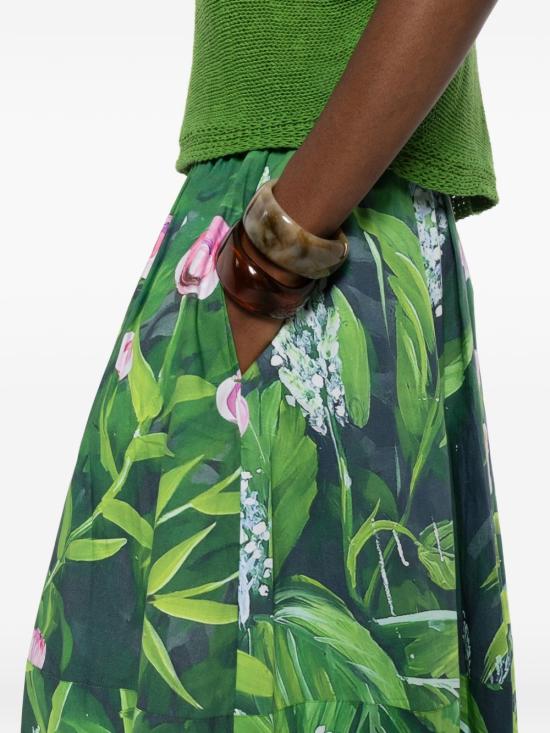 26SS TALKING WALLS 미디 스커트 TW2243 LIANE Green - OTHER BRANDS