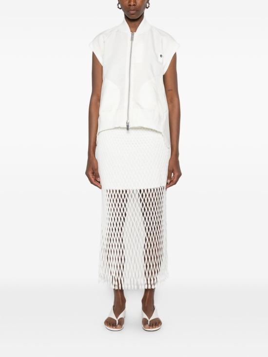 26SS 사카이 스웨터 26 08450 151 White - SACAI