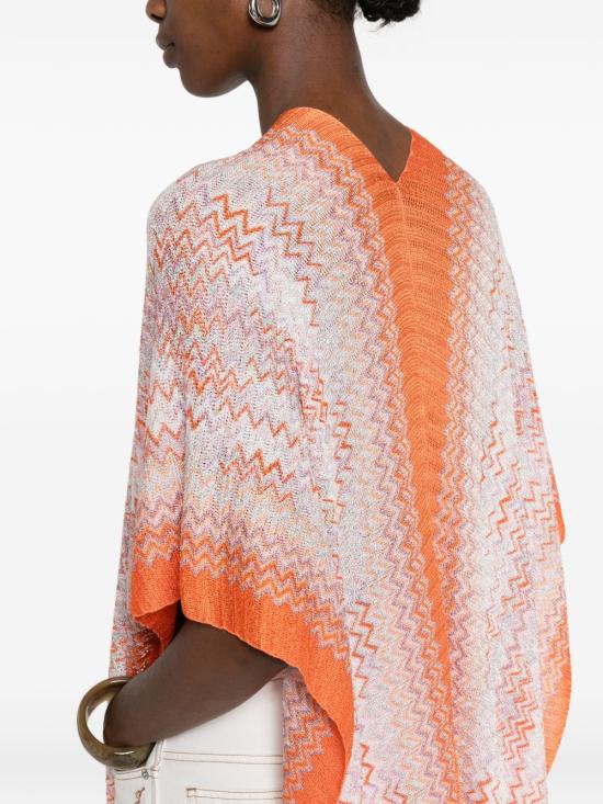 26SS 미소니 자켓 XPAAVMDA506 0001 Orange - MISSONI