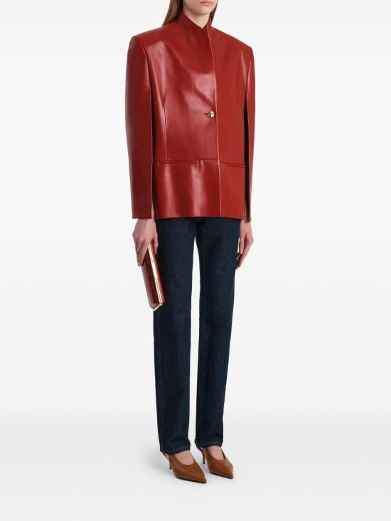 26SS 케이트 가죽 자켓 62211012 528 Red - KHAITE