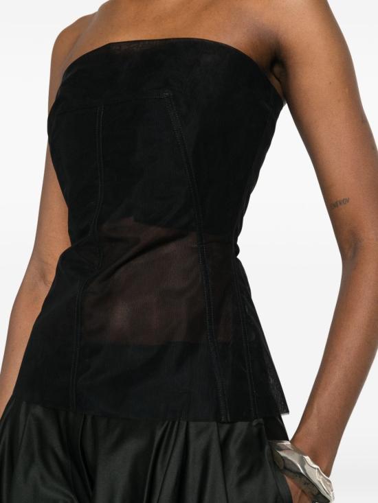 26SS 릭 오웬스 민소매 티셔츠 RO01F6127 TU09 Black - RICK OWENS