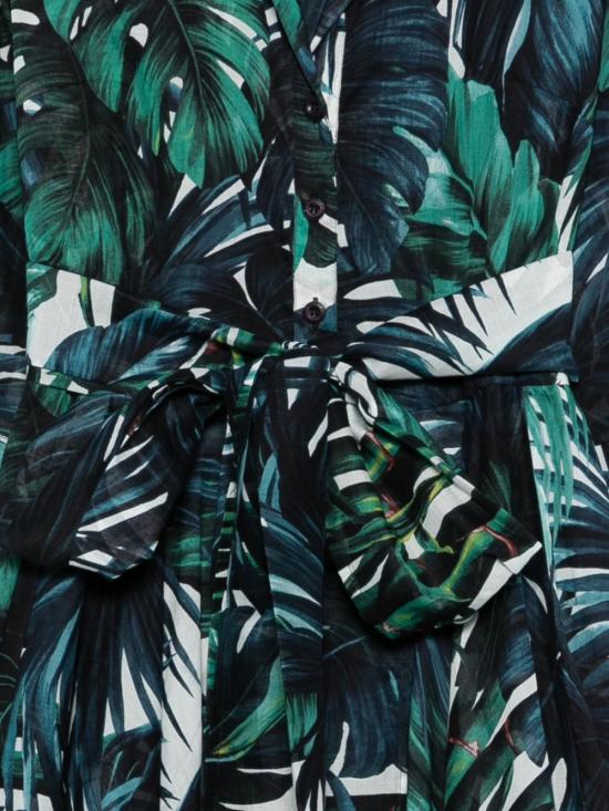 26SS 사만다 성 숏 원피스 ASTERDRESSSHIRT HONOLULUPALMWHITEJADE Green - SAMANTHA SUNG