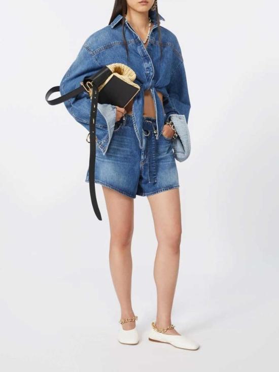 26SS 스포트막스 숏팬츠 261214E15 Denim - SPORTMAX