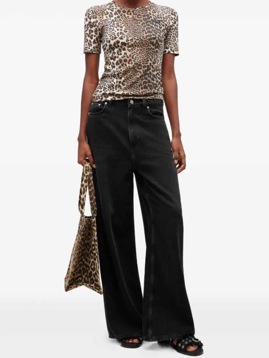 26SS 가니 반팔 티셔츠 A1050177943 Brown - GANNI