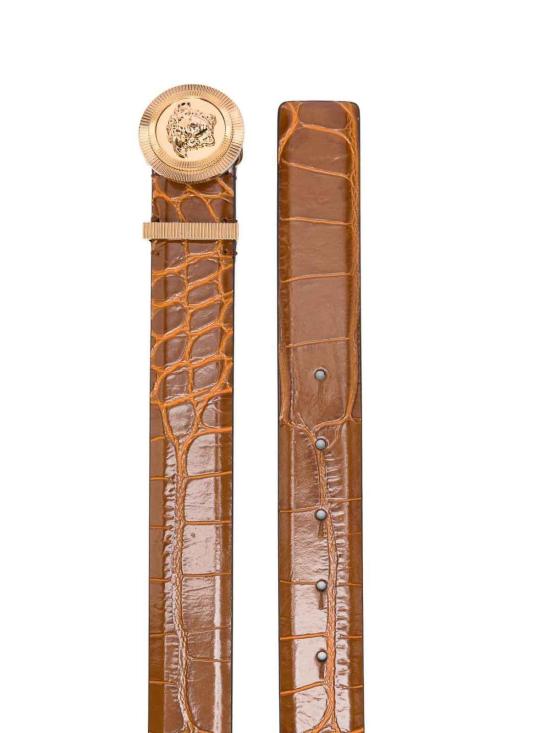 26SS 베르사체 레귤러 벨트 10040091A087241NF2V Brown - VERSACE