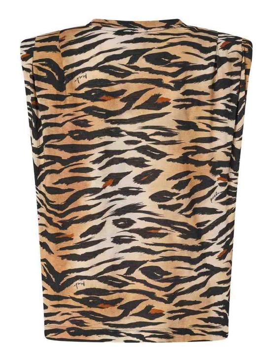 26SS 핑코 민소매 티셔츠 106720A37ZMYRANDAZC8 Beige - PINKO