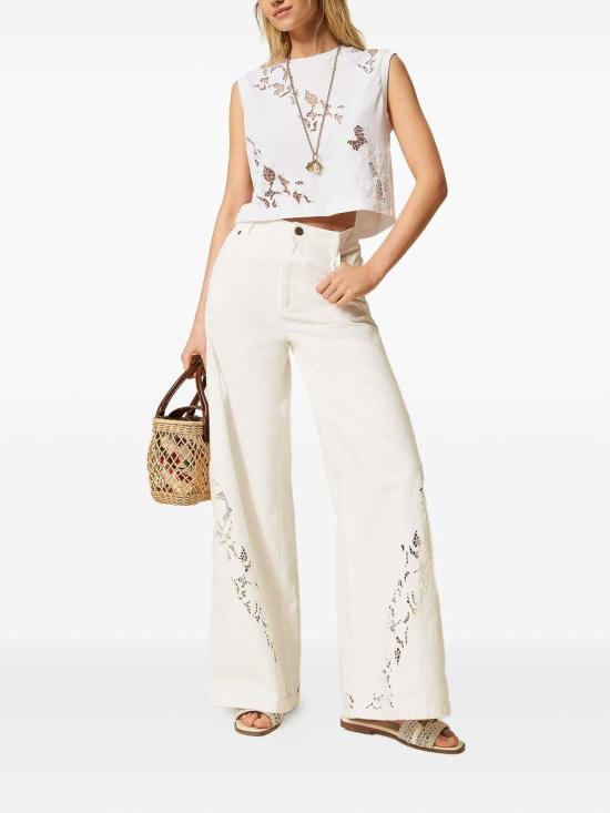 26SS 트윈셋 반팔 티셔츠 261TT205000001 White - TWINSET