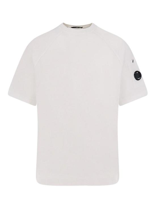 26SS 씨피 컴퍼니 라이트 플리스 숏슬리브 스웨트셔츠 20CMSS034A002246G103 White