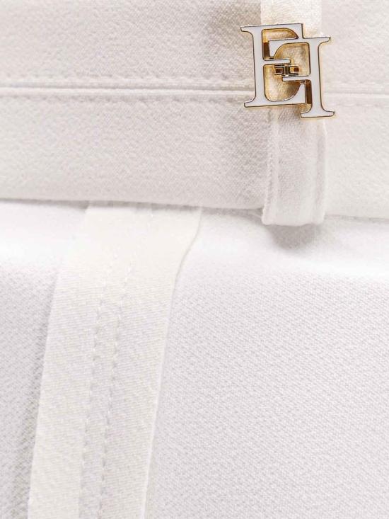 26SS 엘리자베타프랜치 스트레이트 팬츠 PA16961E2360 White - ELISABETTA FRANCHI