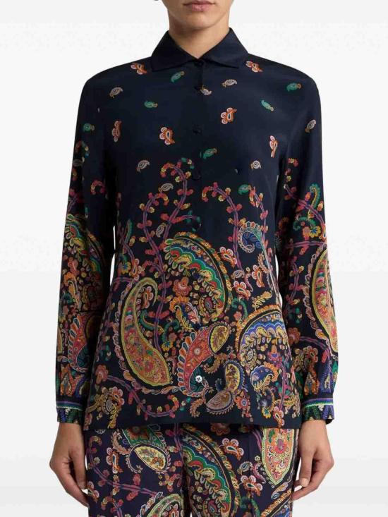 26SS 에트로 셔츠 WRIA0019AKG19X0883 Blue - ETRO