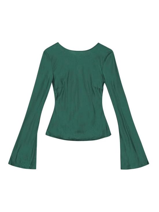 25FW 가니 블라우스 W0740774 Green