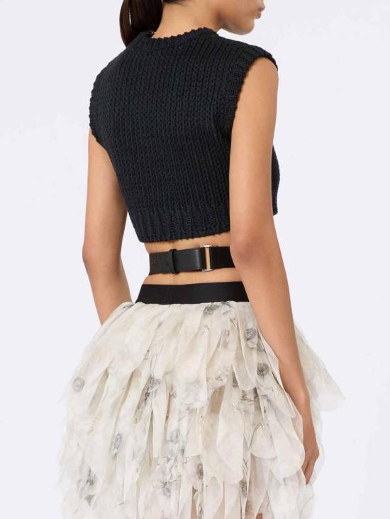 26SS 막스마라 민소매 티셔츠 2611361483600009 Black - MAX MARA