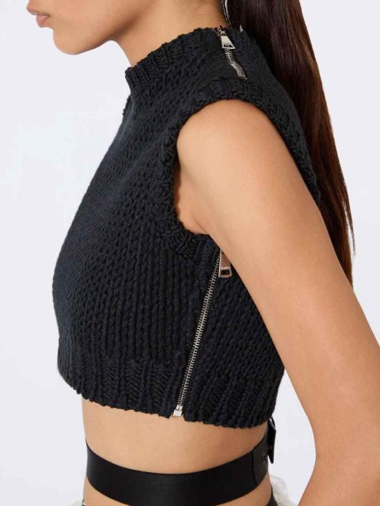 26SS 막스마라 민소매 티셔츠 2611361483600009 Black - MAX MARA