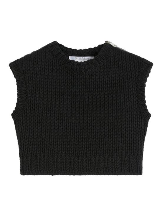 26SS 막스마라 민소매 티셔츠 2611361483600009 Black