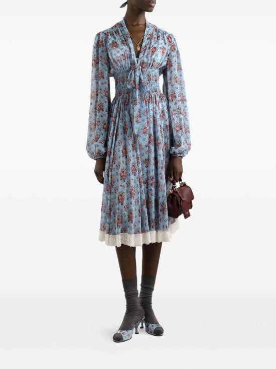 26SS 돌체앤가바나 미디 스커트 F611ZTIS10FHC5XK Light Blue - DOLCE & GABBANA