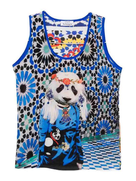 26SS THE ARTISTYLIST 민소매 티셔츠 PANDATOPMLT Multicolour