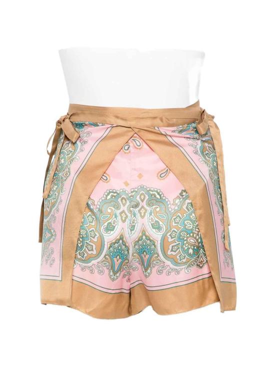 26SS 핑코 숏팬츠 106733A38GMERENGUENL4 Brown - PINKO