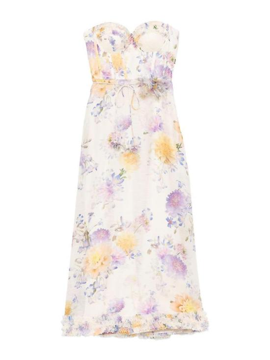 26SS 짐머만 미디 스커트 7568DS261CRDA Multicolour