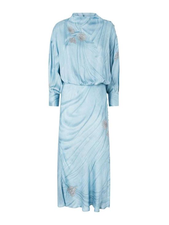 26SS 핑코 미디 스커트 106523A37NF15 Blue