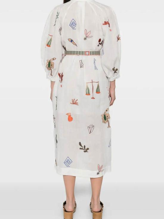 26SS 알레메 롱 원피스 6313DCR White - ALEMAIS