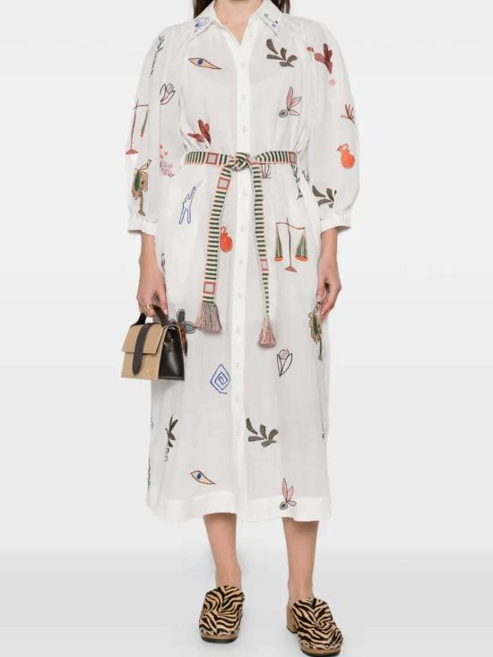 26SS 알레메 롱 원피스 6313DCR White - ALEMAIS