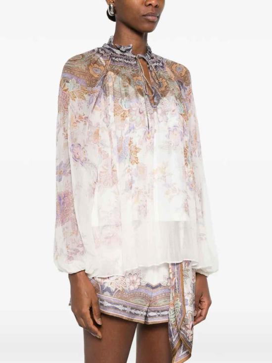 26SS 짐머만 셔츠 0991TS261 Blue - ZIMMERMANN