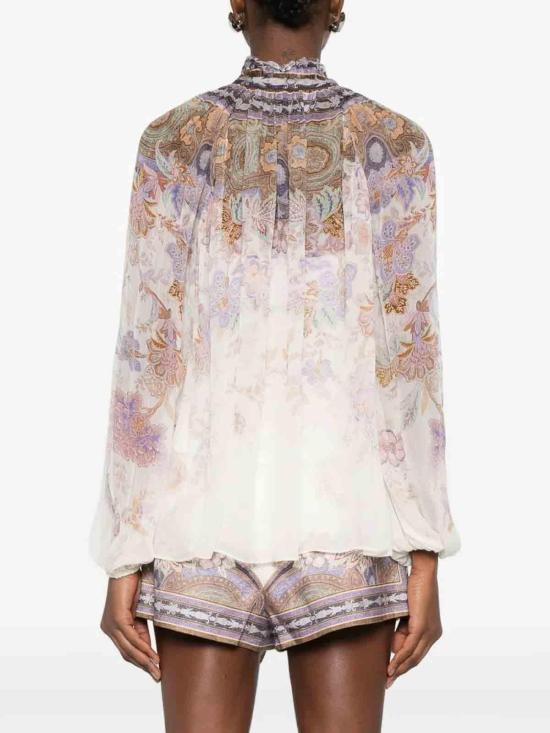 26SS 짐머만 셔츠 0991TS261 Blue - ZIMMERMANN