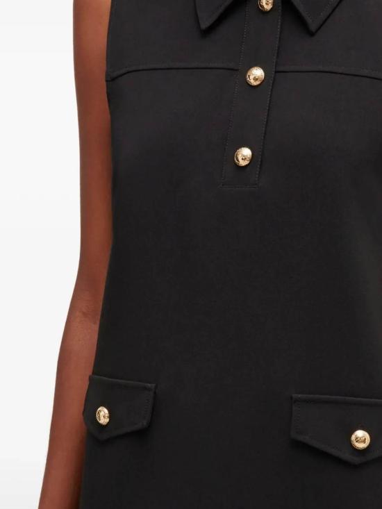 26SS 가니 트윌 수팅 미니 드레스 A1030135099 Black - GANNI