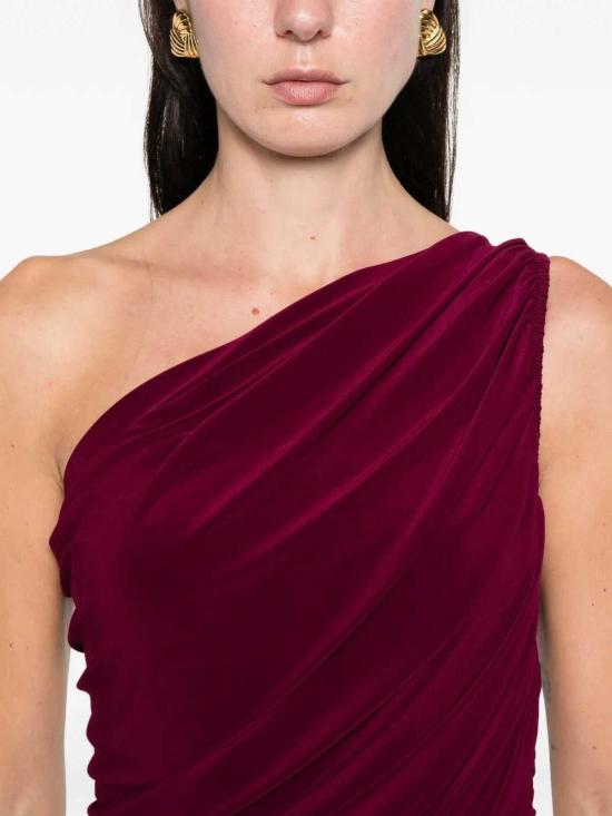 26SS 노마카말리 미디 스커트 KK3223PL288043 Purple - NORMA KAMALI