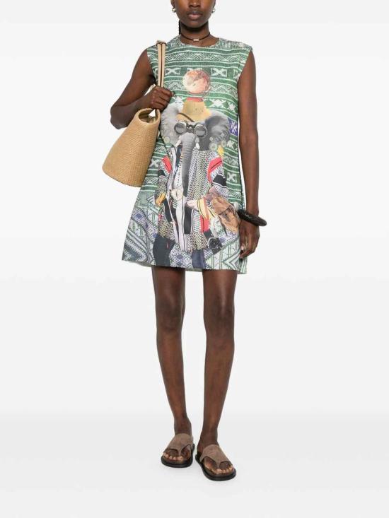 26SS THE ARTISTYLIST 미디 스커트 ELEPHANTSCUBADRESSMLT Multicolour - OTHER BRANDS