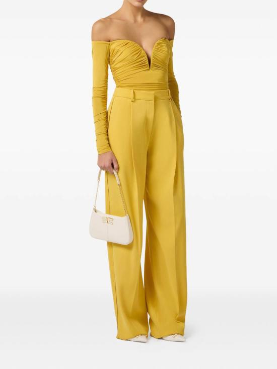 26SS 엘리자베타프랜치 수트 팬츠 PA16761E2EV4 Yellow - ELISABETTA FRANCHI