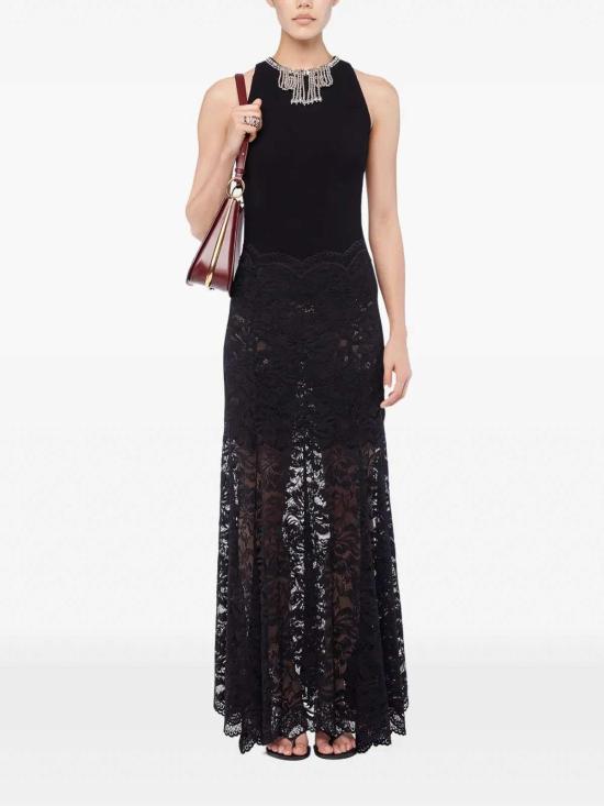 26SS 파코라반 롱 스커트 26PJJU131PA170P001 Black - PACO RABANNE