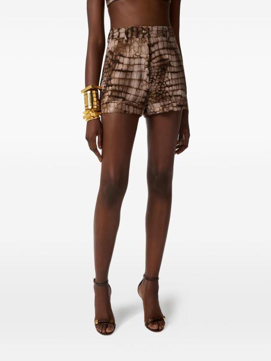 26SS 엘리자베타프랜치 숏팬츠 SH00361E2644 Brown - ELISABETTA FRANCHI