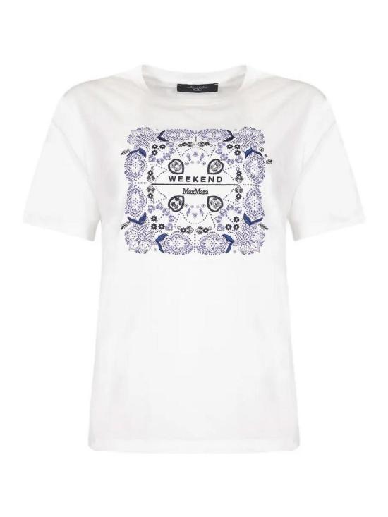 26SS 위켄드막스마라 반팔 티셔츠 2615971042600006 White