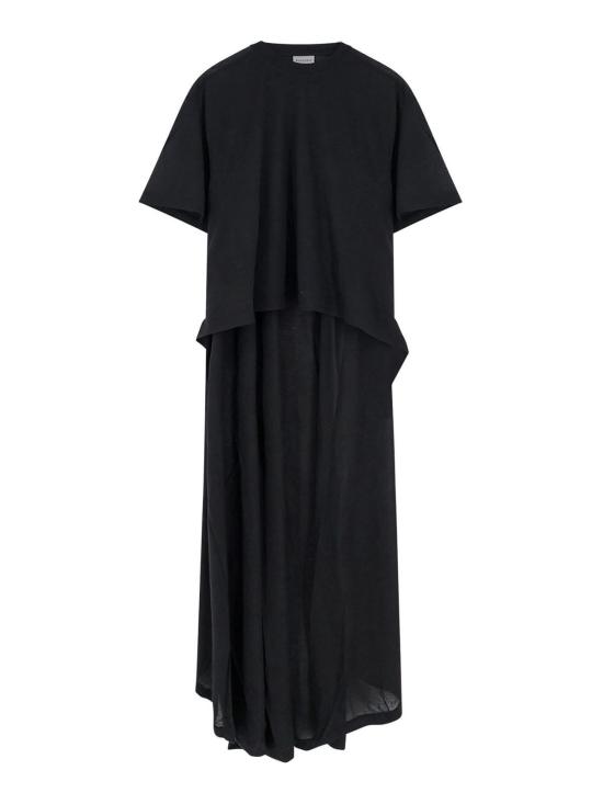 26SS 발렌시아가 반팔 티셔츠 871740TUVC91000 Black