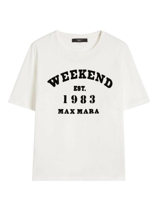 26SS 위켄드막스마라 반팔 티셔츠 2615971051600006 White