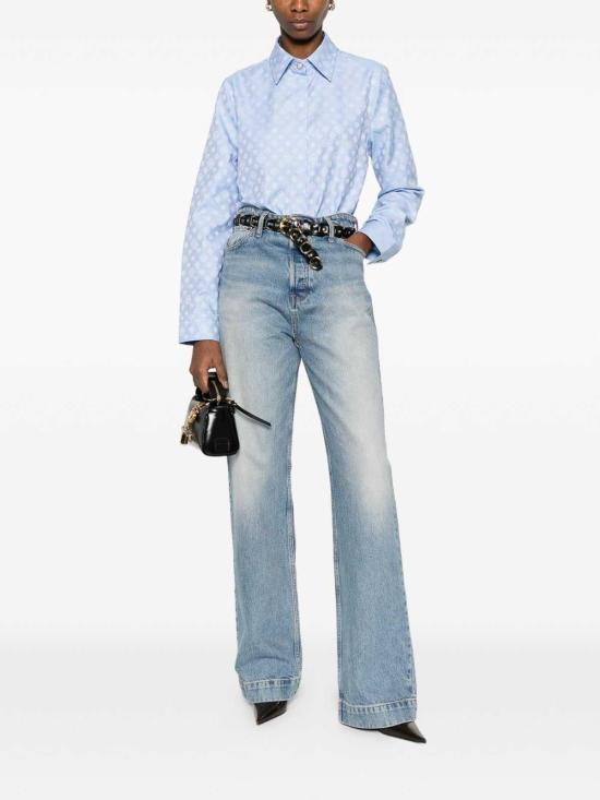 26SS 카사블랑카 플레어 팬츠 WSP26SH21801 Blue - CASABLANCA