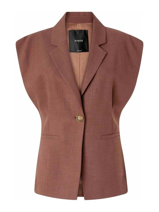 26SS 핑코 수트 자켓 106509A2W6L78 Brown