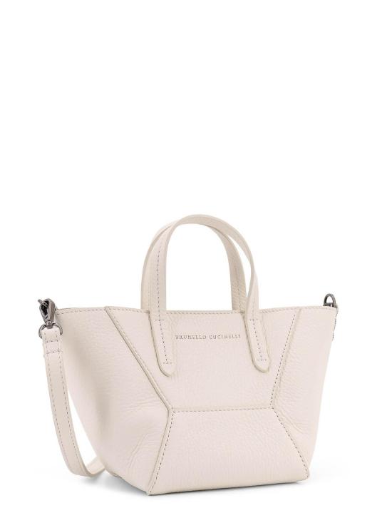 26SS 브루넬로 쿠치넬리 숄더백 MBDKD2675C4295 White - BRUNELLO CUCINELLI