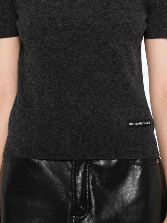 26SS 알렉산더 왕 반팔 티셔츠 4KC1261114010 Grey - ALEXANDER WANG