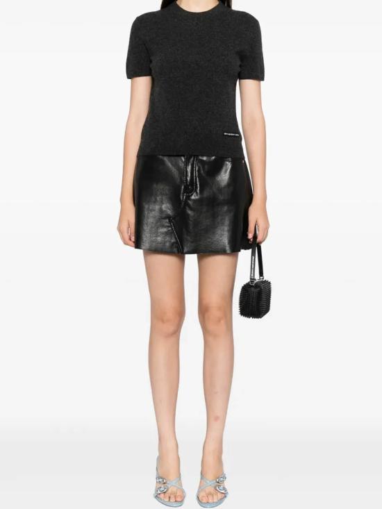 26SS 알렉산더 왕 반팔 티셔츠 4KC1261114010 Grey - ALEXANDER WANG