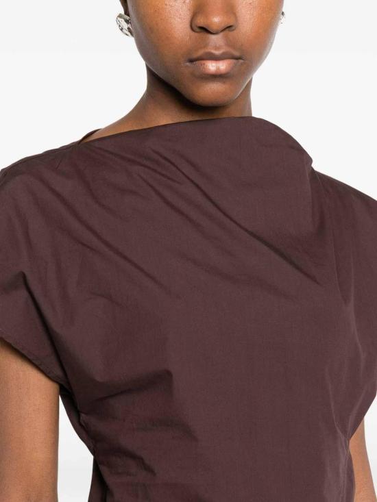 26SS 쉐르 반팔 티셔츠 CHE0690FEDORAFEDORAMAR68 Brown - SOEUR