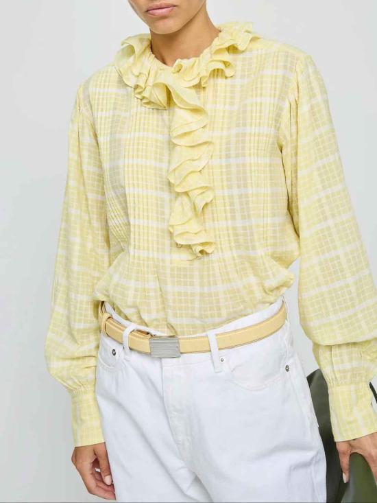26SS 로렌스 브라스 셔츠 SH070CPHIBIYELLOW Yellow - LAURENCE BRAS