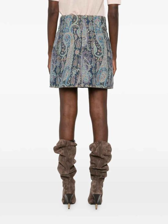 26SS 에트로 미디 스커트 WRNC0020AKH10X0804 Blue - ETRO